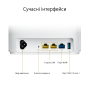 Беспроводной маршрутизатор Asus ZenWiFi AX Hybrid (XP4) 2PK White (AX1800, 1xGE WAN, 2xGE LAN, USB 3.2 Gen 1, AiMesh, 4 внутр антенны)