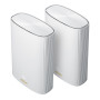 Беспроводной маршрутизатор Asus ZenWiFi AX Hybrid (XP4) 2PK White (AX1800, 1xGE WAN, 2xGE LAN, USB 3.2 Gen 1, AiMesh, 4 внутр антенны)