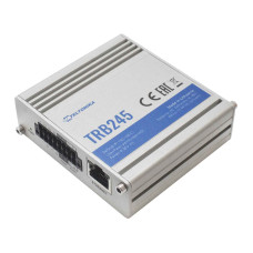 Маршрутизатор Teltonika TRB245 (TRB245000000) (industrial, 1xFE LAN, 2xSIM, 4G/LTE.Cat4, GPS, RS232/RS485, MODBUS, 16 pin, IP30, ALU Case, RMS, CLI, IoT, монтаж DIN rail, 1xSMA для LTE, 1xSMA для GPS)