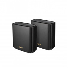 Беспроводной маршрутизатор Asus ZenWiFi XT8 2PK Black (XT8-2PK-BLACK) (AX6600, 3xGE LAN, 1x2.5GE WAN, 1xUSB3.1, WiFi6, MESH, WPA3, OFDMA, 6 антенны)