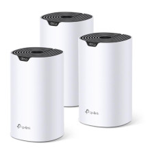 Комплект из трех Mesh Wi-Fi маршрутизаторов TP-Link Deco S4 (Deco S4(3-pack)) (AC1200, 2xGE LAN, MU-MIMO, 2 антенны, 3-pack)