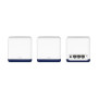 Беспроводной маршрутизатор Mercusys Halo H50G(3-pack) (AC1900, 3хGE WAN/LAN, Beamforming, MESH, 3-pack)