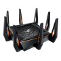 Беспроводной маршрутизатор Asus ROG Rapture (GT-AX11000) (AX11000, WiFi6, Tri-band, 1xGE WAN, 1x2,5GE LAN,4xGE LAN, 2xUSB 3.1,поддержка 3G/4G-модема, AiMesh, 8 внешних антенн)