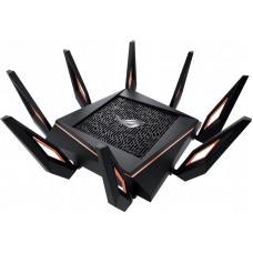 Беспроводной маршрутизатор Asus ROG Rapture (GT-AX11000) (AX11000, WiFi6, Tri-band, 1xGE WAN, 1x2,5GE LAN,4xGE LAN, 2xUSB 3.1,поддержка 3G/4G-модема, AiMesh, 8 внешних антенн)