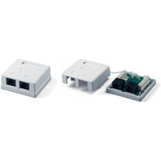 Розетка сетевая Hypernet RJ45 x2 UTP 5e (MB-UTP2)