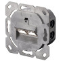 Розетка сетевая Digitus 2xRJ45 STP, cat. 6, для наружной проводки (DN-9006-N)