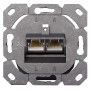 Розетка сетевая Digitus 2xRJ45 STP, cat. 6, для наружной проводки (DN-9006-N)