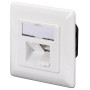 Розетка сетевая Digitus 2xRJ45 STP, cat. 6, для наружной проводки (DN-9006-N)