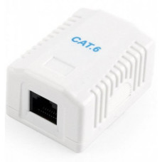 Розетка сетевая Cablexpert RJ45x1 UTP cat.6 (NCAC-1U6-01)
