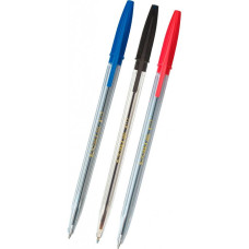 Ручка шариковая Buromax non-retractable, SET*3pcs JOBMAX Corvina (BM.8433)