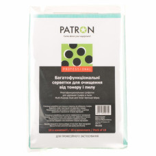Салфетки Patron Multi-Purpose Dust and Toner Removal Wipes, 10psc (F5-015)