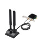 Беспроводной адаптер Edimax EW-7833AXP (AX3000, PCIe, Wi-Fi 6, Bluetooth 5.0, OFDMA, MU-MIMO)