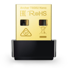 Беспроводной адаптер TP-Link Archer T600U Nano (AC600, mini)