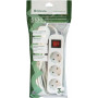 Мережевий подовжувач Defender S330 3.0 m 3 роз switch white (99234)