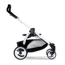 Шасси для коляски Peg-Perego Book Plus 51 Бело-черная (ICBO0200NL54)