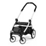 Шасси для коляски Peg-Perego Book Plus 51 Бело-черная (ICBO0200NL54)