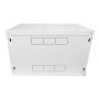 Шафа настінна EServer 19" 6U-600х350х370 (скло), сіра (ES-Е635G)