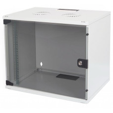 Шкаф настенный Digitus 7U 19" 540x400, стекляные двери, 60kg max (DN-1907U-S-1)