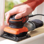 Шліф.маш. BLACK&DECKER KA450 вібраційна, 220Вт, 112x108мм.