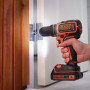 Шуруповерт BLACK&DECKER BL186KB, бесщет, 18V, 52Нм, Li-Ion, 2ак.