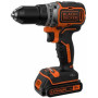 Шуруповерт BLACK&DECKER BL186KB, бесщет, 18V, 52Нм, Li-Ion, 2ак.