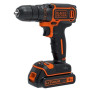 Шуруповерт BLACK&DECKER BDCDC18KB, 18V, 30Нм, Li-Ion, 2акк.