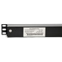 Силовой блок Kingda 19" 1U 9xSchuko, С14, без кабеля (KD-GER(16)N1009WKPB19A-C14)