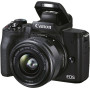 Цифрова камера CANON EOS M50 Mk2 + 15-45 IS STM Kit Black (4728C043)