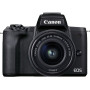 Цифрова камера CANON EOS M50 Mk2 + 15-45 IS STM Kit Black (4728C043)