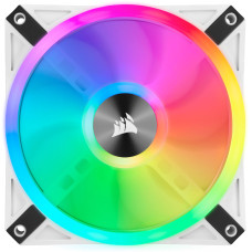 Вентилятор Corsair iCUE QL120 RGB (CO-9050103-WW), 120x120x25мм, 4-pin PWM, белый
