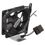 Вентилятор Frime (FF8025BB20) 80x80x25мм, Black, 3pin+Molex