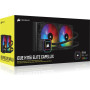 Система водяного охлаждения Corsair iCUE H115i Elite Capellix RGB (CW-9060047-WW), Intel: 2066/2011/1200/1151/1150/1155/1156/1366, AMD: TRX4/TR4/AM4/AM3/AM2, 322х137х27 мм
