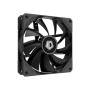 Вентилятор ID-Cooling TF-12025-BLACK, 120x120x25мм, 4-pin, черный