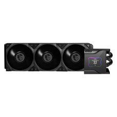 Система водяного охлаждения MSI MEG CoreLiquid S360; Intel: LGA2066/2011/1700/1200/1151/1150/1155/1156/LGA1366, AMD: AM4/AM3+/AM3/AM2+/AM2/FM2+/FM2/FM1, 394x120x27 мм, 4-pin