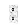 Вентилятор ID-Cooling Icefan 240 ARGB Snow, 245x125x27мм, 3-pin, 4-pin PWM, белый