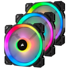 Вентилятор Corsair LL120 RGB 3 Fan Pack (CO-9050072-WW), 120x120x25мм, 4-pin, черный