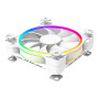 Вентилятор ID-Cooling ZF-12025-ARGB-TRIO-SNOW (3pcs Pack), 120x120x25мм, 4-pin PWM, белый