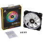 Вентилятор Corsair LL140 RGB Single Pack (CO-9050073-WW), 140x140x25мм, 4-pin, черный