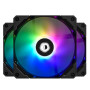 Вентилятор ID-Cooling TF-12025-ARGB-TRIO (3pcs Pack), 120x120x25мм, 4-pin PWM, черный