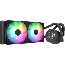 Система водяного охолодження AeroCool Abyss L240R Digi Black (ACLA-AD24117.11)