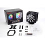 Кулер процессорный Enermax ETS-T50 AXE ARGB (ETS-T50A-BK-ARGB), Intel: 2066/2011-3/2011/1200/1150/1151/1155/1156/1366/775, AMD: FM1/FM2/FM2+/AM2/AM2+/AM3/AM3+/AM4, 160x138.7x112.5мм, черный, 3 pin, 4-pin