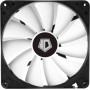 Вентилятор ID-Cooling WF-14025-XT, 140x140x25мм, 4-pin PWM, черный с белый