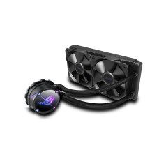 Система водяного охлаждения Asus ROG Strix LC II 240 (90RC00E0-M0UAY0), Intel:1150/1151/1152/1155/1156/1200/1700/2011/2011-3/2066, AMD:AM4/TR4, 272x121x27мм, 4-pin