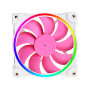 Вентилятор ID-Cooling ZF-12025-PINK ARGB (Single Pack), 120x120x25мм, 4-pin PWM, белый с розовым