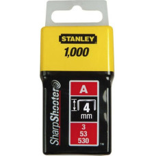 Cкоби Stanley тип А,4мм, до степлера ручного Light Duty, 1000шт
