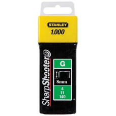 Cкоби Stanley Heavy Duty, тип G 8мм, 1000шт