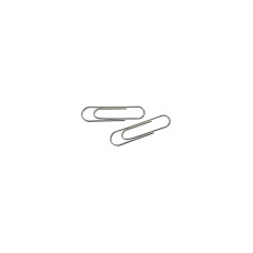 Скріпки канцелярські Axent rounded, nickel-plated, 78 мм, 50 шт. (4103-А)