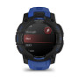 Смарт-годинник Garmin Instinct 3 45mm AMOLED Black with Bolt Blue/Black Silicone (010-02936-43)