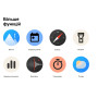 Смарт-годинник Xiaomi Watch 2 Titan Gray Case with White Leather Strap (BHR9306GL)
