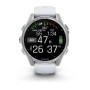 Смарт-годинник Garmin Fenix 8 43mm AMOLED Silver with Whitestone Silicone (010-02903-00)